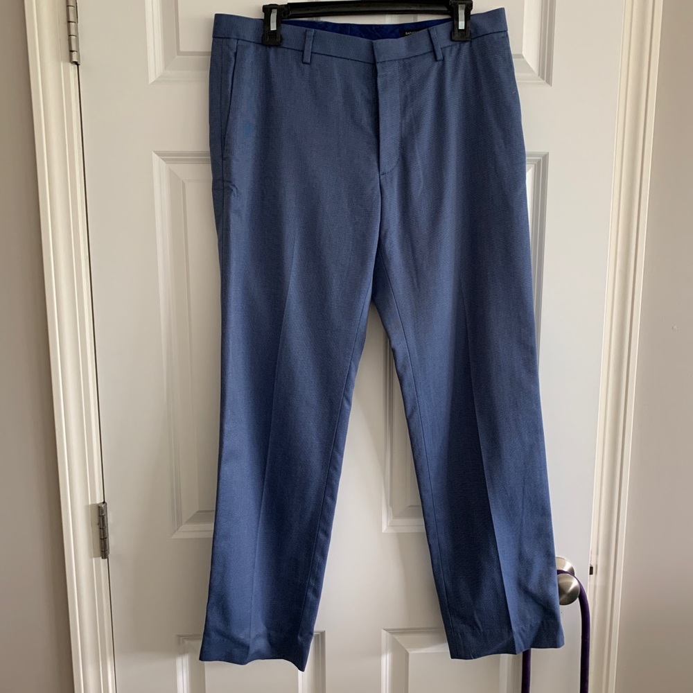 Banana Republic Men's Blue Dress Pants 32W Slim Fit Work Office
